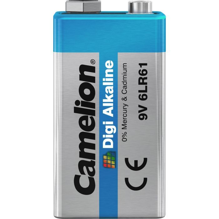 Батарейка Camelion Крона 6LR61 9V Digi Alkaline * 1 (6LR61-BP1DG) изображение 2