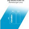 Батарейка Camelion Крона 6LR61 9V Digi Alkaline * 1 (6LR61-BP1DG) изображение 4