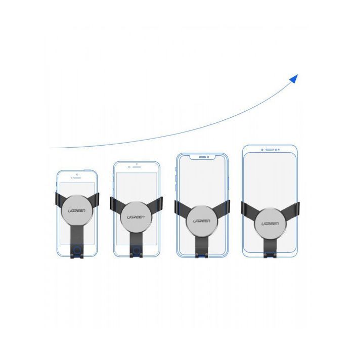 Універсальний автотримач UGREEN LP130 4.7-6.5" Gravity (50564) зображення 5
