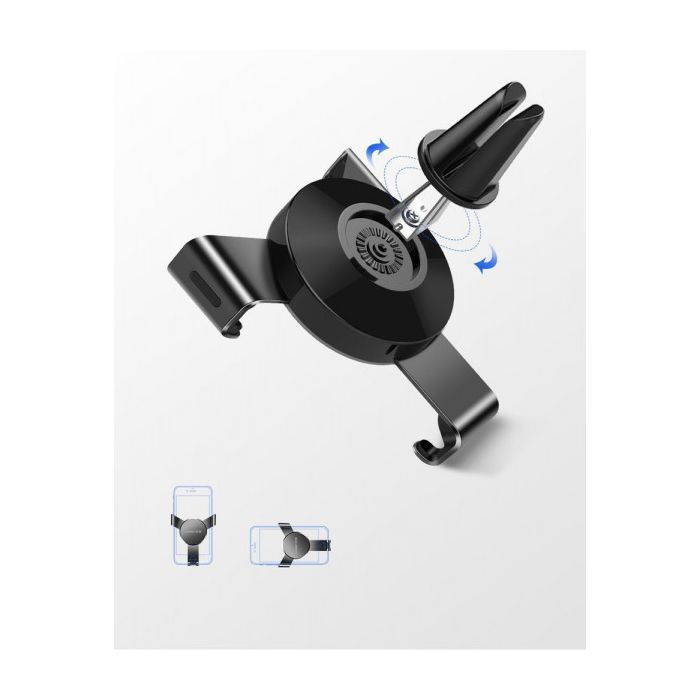 Універсальний автотримач UGREEN LP130 4.7-6.5" Gravity (50564) зображення 7