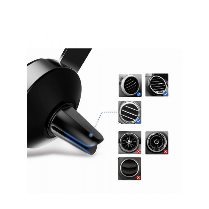 Універсальний автотримач UGREEN LP130 4.7-6.5" Gravity (50564) зображення 8