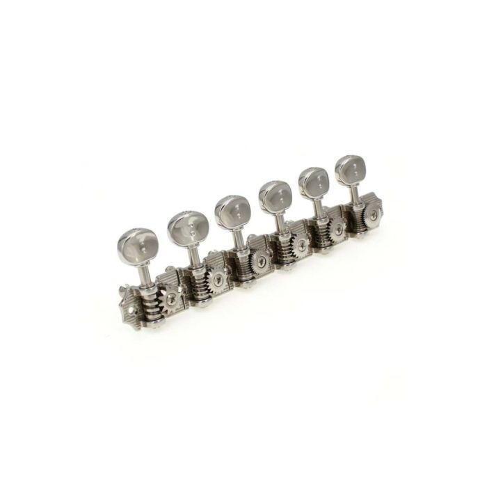 Колки для гитары Graph Tech PRN-4624-N0 Ratio Electric 6-in-line Waffle, Vin. Nickel (235516) изображение 8
