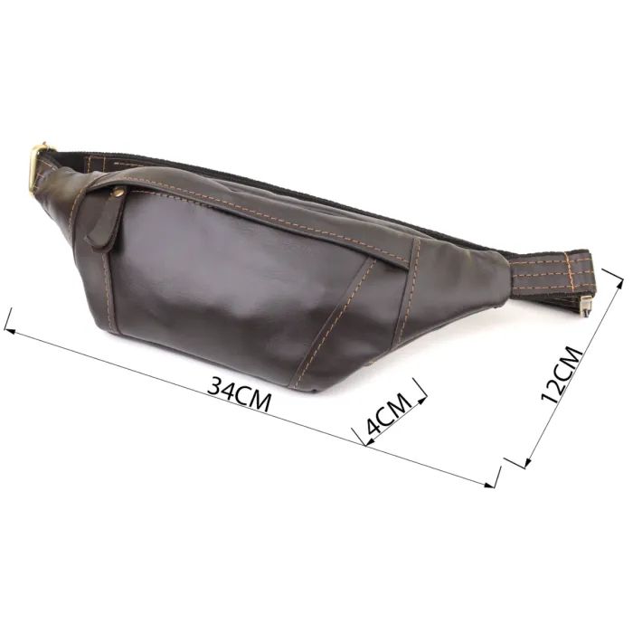 Сумка Shvigel Из натуральной кожи Коричневая (23126) изображение 3