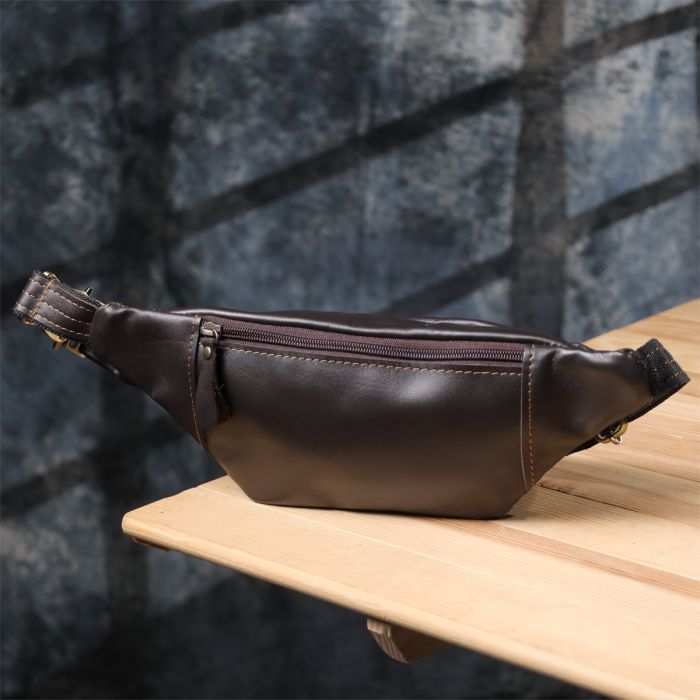 Сумка Shvigel Из натуральной кожи Коричневая (23126) изображение 9