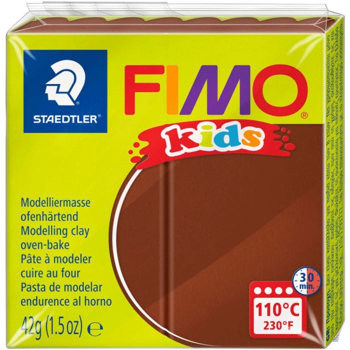 Пластика Fimo kids, Коричнева, 42г (4007817805138)