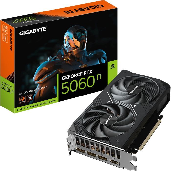 Видеокарта GIGABYTE GeForce RTX5060Ti 16Gb WINDFORCE MAX OC (GV-N506TWF2MAX OC-16GD) изображение 10