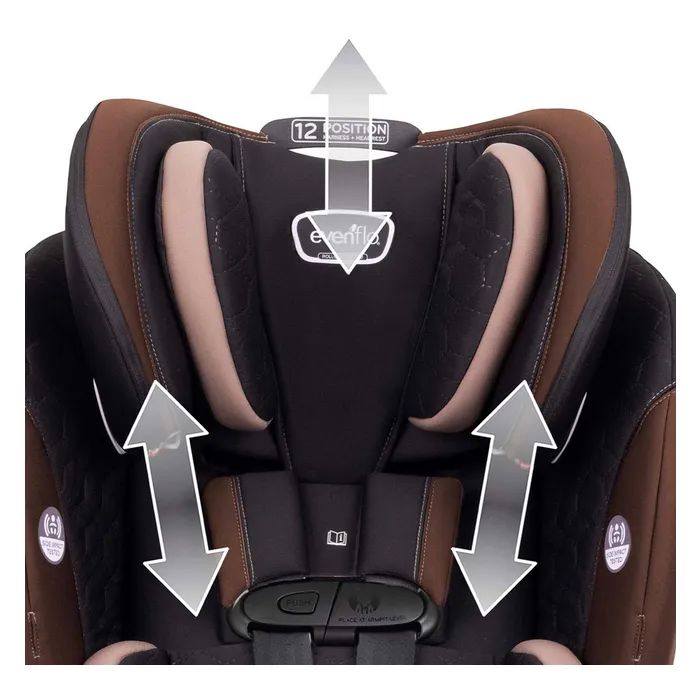 Автокрісло Evenflo All4One (1,8 до 54,4 кг) - Belmont Brown (032884204670) зображення 7