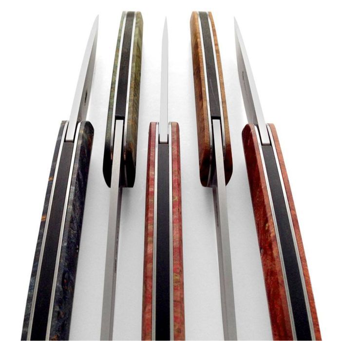 Ніж Maserin Gourmet, дамаск, fat carbon, чорний (380/DN) зображення 7