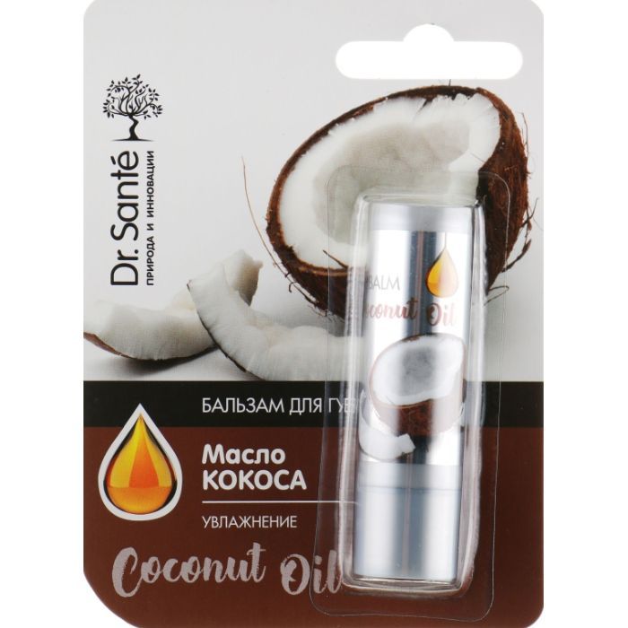 Бальзам для губ Dr. Sante Coconut Oil Lip Balm 3.6 г (8588006038033) зображення 2