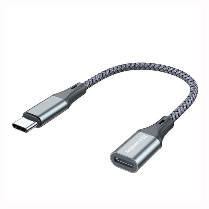 Перехідник USB-C M to Lightning F 0.17m gray ColorWay (CW-AD-CL)