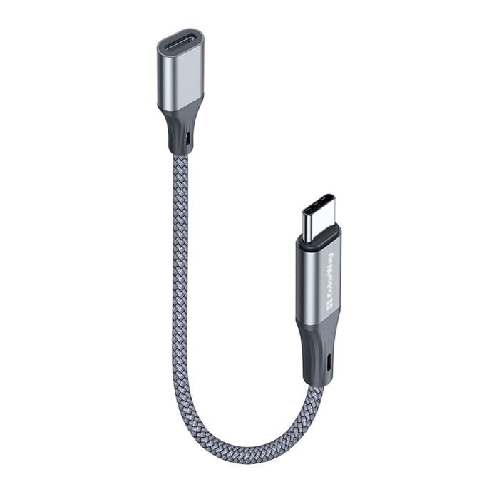 Перехідник USB-C M to Lightning F 0.17m gray ColorWay (CW-AD-CL) зображення 2