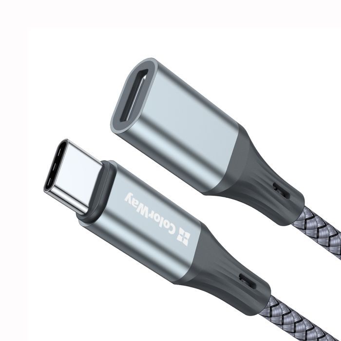 Перехідник USB-C M to Lightning F 0.17m gray ColorWay (CW-AD-CL) зображення 4