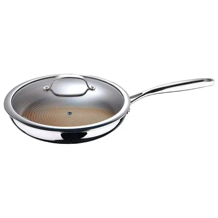 Сковорода MasterPro Giro-gold(US), з кришкою 30 см (MPUS10162-STSMS)