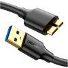 Дата кабель USB 3.0 AM to Micro B 0.5m US130 black Ugreen (10840)