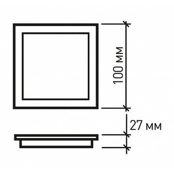 Світильник Eurolamp LED Glass Downlight 6W 500 Lm 3000K (LED-DLS-6/3(glass)) зображення 3