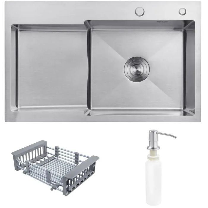 Мойка кухонная Kroner Geburstet-7848RHM (CV030022)