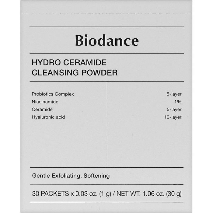 Ензимна пудра Biodance Hydro Ceramide Cleansing Powder 1 г х 30 шт. (8809937361015) зображення 2