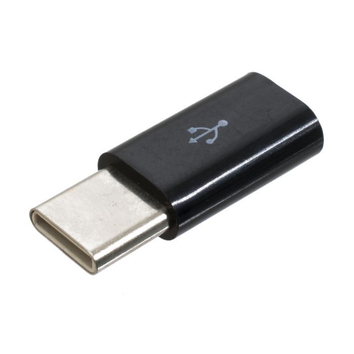 Переходник USB-C to Micro 5P black Patron (PN-MIC-TYPE-C)