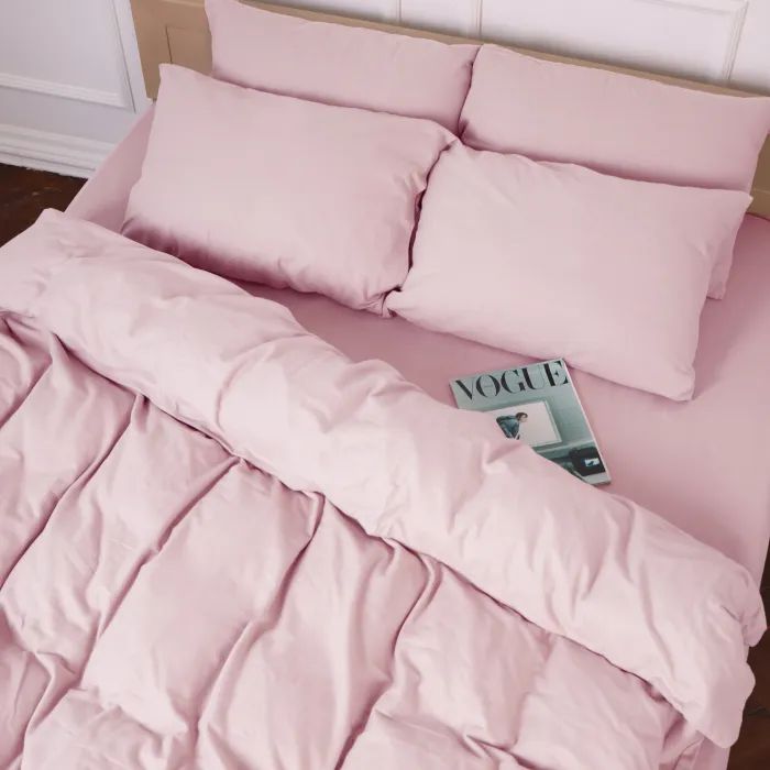 Постельное белье MirSon 008 Pink Фланель 2x143x210 Семейный (2200009651182) изображение 5