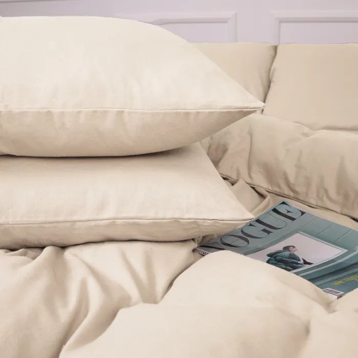 Постельное белье MirSon 007 Milk Фланель 160х220 Полуторный Евро (2200009650659) изображение 10