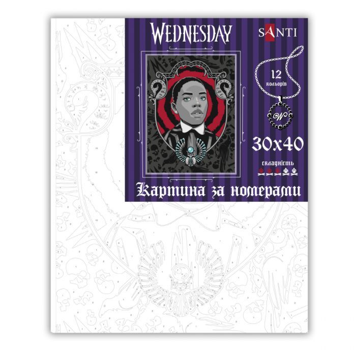Картина по номерам Santi Wednesday Siren 30х40см (955045) изображение 2