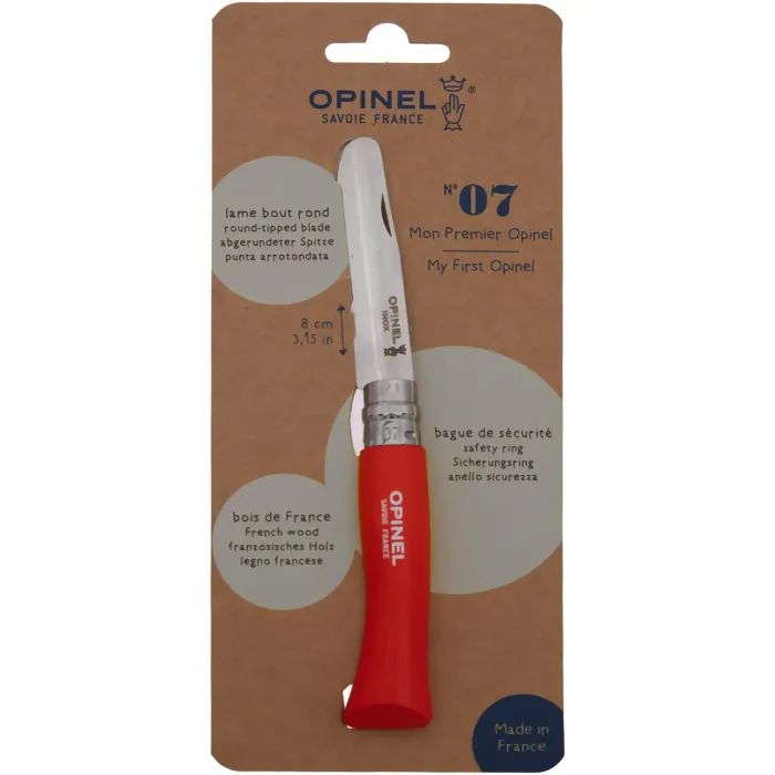 Ніж Opinel 7 VRI Inox "My First Opinel" Red (002363) зображення 5