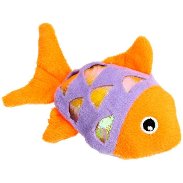Іграшка для котів Hippie Pet Рибка помаранчева 11.5 см (HIPCT21035O)