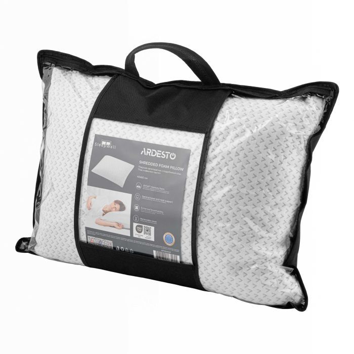 Подушка Ardesto Sleepwell, 40х60см, прямокутна, піна меморі, білий (ART4060SHP) зображення 5