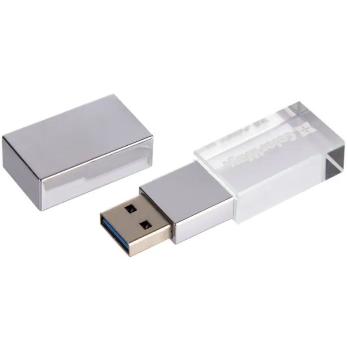 USB флеш накопитель ColorWay 32GB 3.0 Transparent (CW-USBCL32) изображение 3