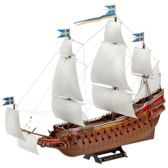 Сборная модель Revell Шведский королевский военный корабль Vasa, уровень 4, 1:150 (RVL-05414) изображение 2
