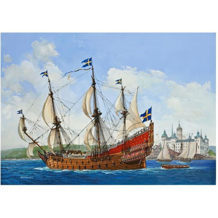 Сборная модель Revell Шведский королевский военный корабль Vasa, уровень 4, 1:150 (RVL-05414) изображение 9