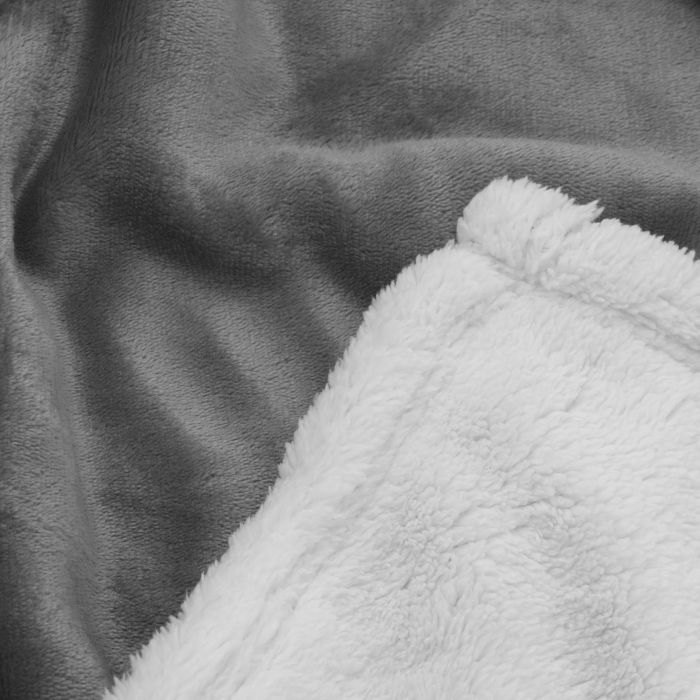 Плед Ardesto Sherpa 100% поліестер, сірий 160х200 см (ART0203SH) зображення 5