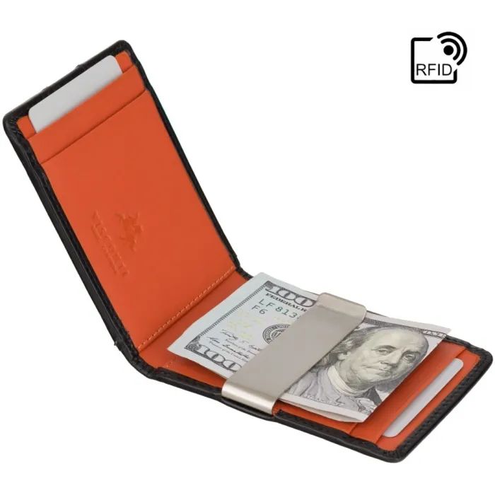 Гаманець Visconti VSL57 Black Monza/Orange (VSL57 BLK/ORG) зображення 6
