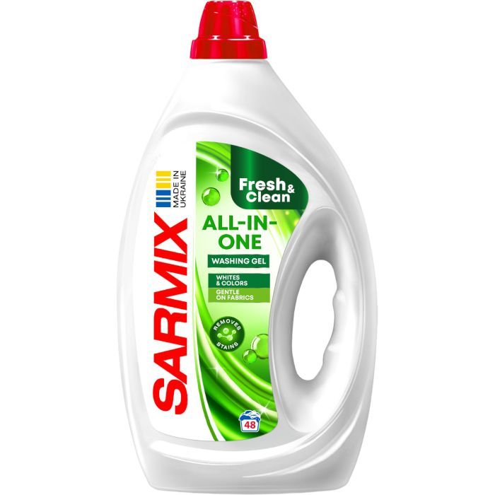 Гель для стирки Sarmix All-In-One 1.9 л (4820268104786)