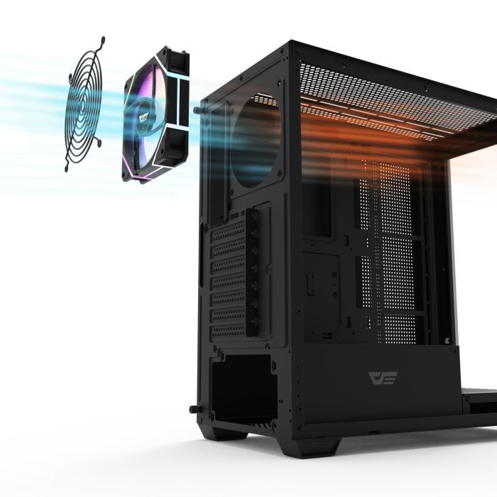 Корпус для ПК DARKFLASH DS900 BLACK изображение 6