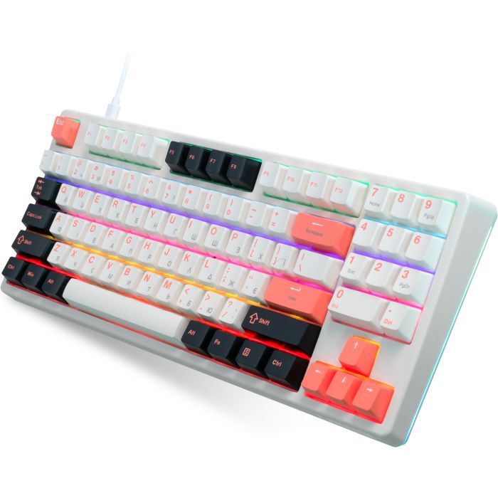Клавіатура Thunderobot KG3089 Red Switch USB UA White (6932066305987) зображення 2