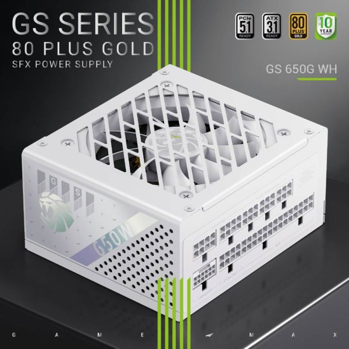 Блок питания Gamemax 650W (GS 650G WH V25) изображение 3