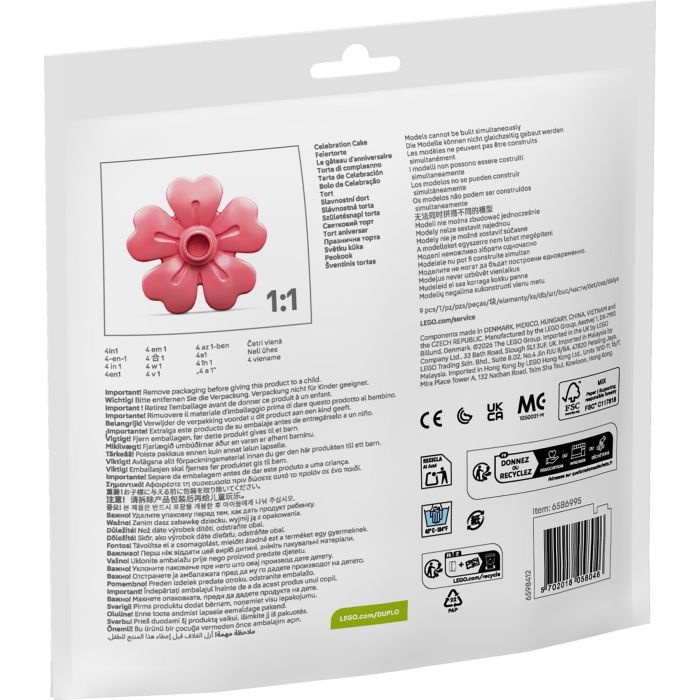 Конструктор LEGO DUPLO My First Праздничный торт (30712) изображение 3