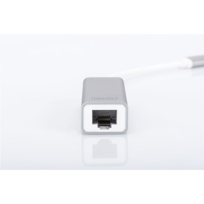 Переходник USB-C to RJ45 Ethernet 1000Mbps Digitus (DN-3024) изображение 3