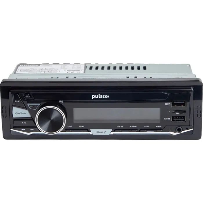 Автомагнітола PULSO RGB, USB, FM, RCA, LCD-дисплей, 4х50 Вт (P110411)