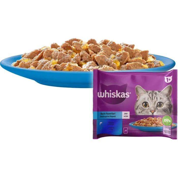 Влажный корм для кошек Whiskas тунец, лосось в желе 4х85 г (8410136025433) изображение 6
