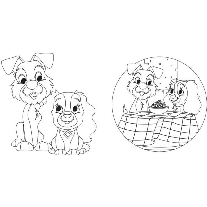 Книга Disney Маля. Гра з кольором. Леді та Бродяга Ранок (9789667503963) изображение 2