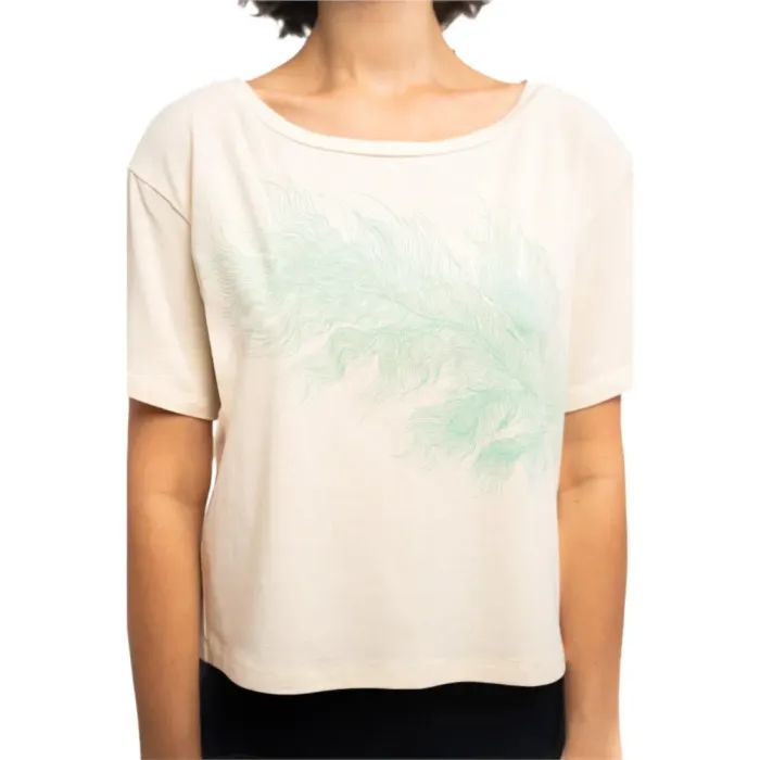 Футболка Turbat Misool Wmn cloud cream/brown - L - бежевий/коричневий (012.004.6331) изображение 3