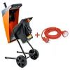 Садовий подрібнювач GTM DS2500/40 KIT, 220В, 2500Вт, до 40мм, ножі + подовжувач 10м (DS2500/40_KIT+ext.cord) зображення 3