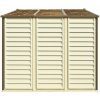 Садовий будиночок Duramax пластиковий WoodSide 325х247х231 см слонова кістка (5190) зображення 7