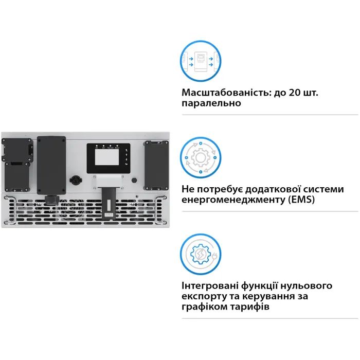 Солнечный инвертор Deye SUN-125K-PCS01HP3, 125кВт (SUN-125K-PCS01HP3) изображение 3