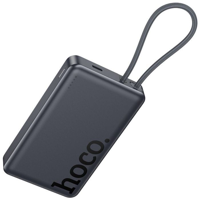 Батарея універсальна HOCO 10000 mAh Origen Dual PD/20W Magnetic with cable Type-C Metal Gray (Q44 / 714983) зображення 7