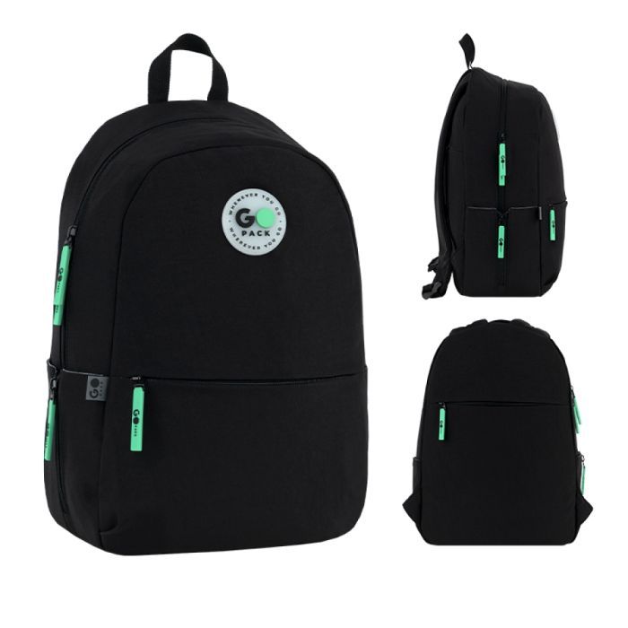 Рюкзак шкільний GoPack Education Teens 188M-4 чорний (GO26-188M-4)