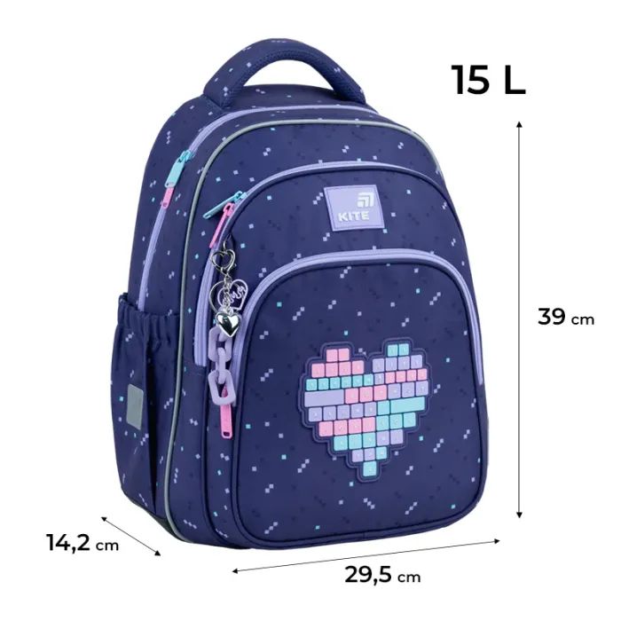 Рюкзак школьный Kite Education 763M Type Love (K26-763M-2) изображение 12