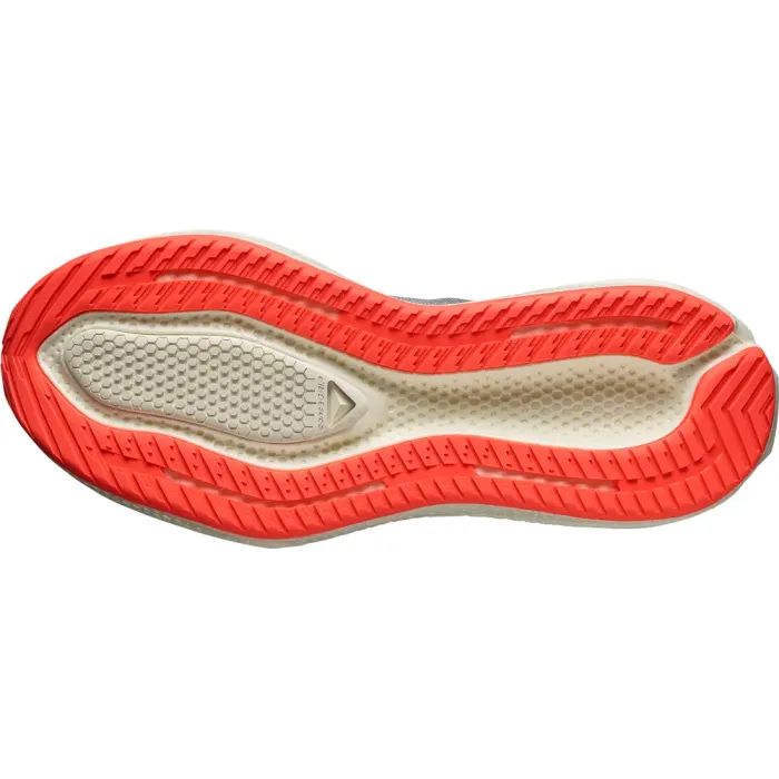 Кроссовки Salomon Aero Glide 3 Alloy/Vanilla Ice/Neon Flame 9.5 (L47810600-9.5) изображение 6